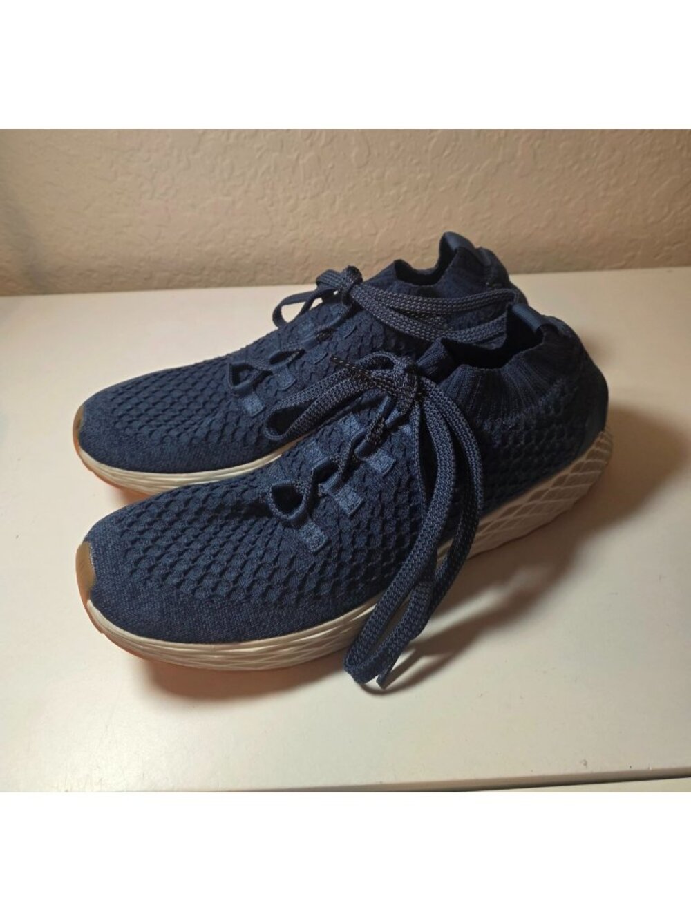 NOBULL AllDay Blue Knit Men's Runner Shoes Sneakers size 12 - EUC